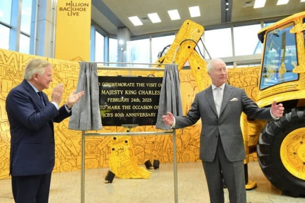 You are currently viewing JCB had a royal visit yesterday as part of its 80th anniversary celebrations.