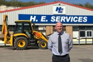 Read more about the article Plant hire group HE Services has a new chief executive.