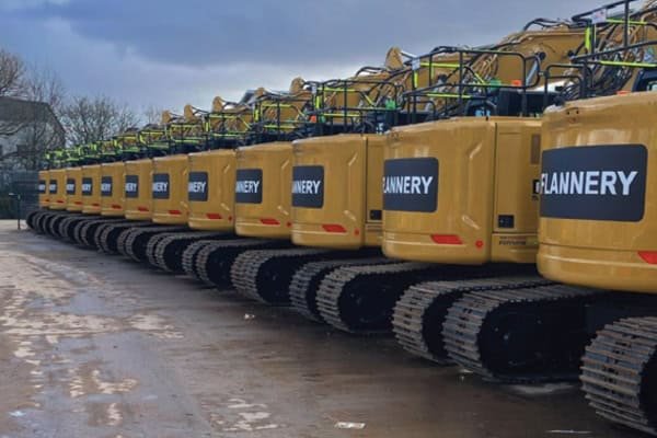 You are currently viewing Finning has secured a deal to supply Flannery Plant Hire with £65 million worth of CAT Machinery in 2025