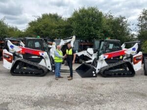 Read more about the article Bobcat Delivers Another 10 Track Loaders to H. E. Services