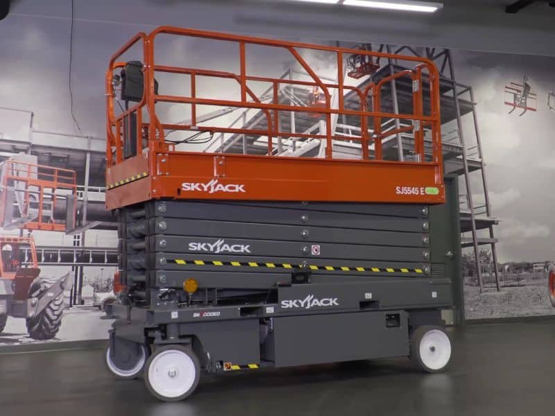 You are currently viewing Skyjack has launched the 45ft SJ5545 E electric drive slab electric scissor lift